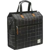 New Looxs Fietstas Lilly 18 liter 35 x 32 x 16 cm check zwart