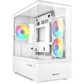Sharkoon 4044951041800 Gehäuse MK6 RGB Micro-ATX 1xGlas weiß