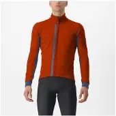 Castelli Entrata Long Sleeve Jacket Red/Blue