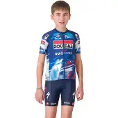 Castelli Aero Soudal Quick-step 2025 Short Sleeve Jersey Blauw 4 Years Kinderen