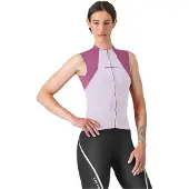 Castelli - Women's Sole Sleeveless Jersey - Fietshemd S, purper