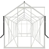 Royal well Tuinkas Kate III wit 3 mm veiligheidsglas