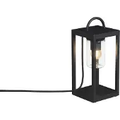 Konstsmide Terraslamp Bologna 33cm Zwart Met Helder Glas