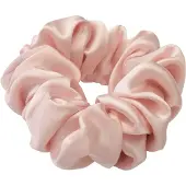 Lenoites Mulberry Silk Scrunchie Pearly Pink