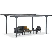 Garden Point Aluminium carport Lombardy 3x5