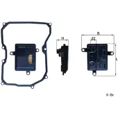 MAHLE ORIGINAL HX 267D Automaatbak, filter