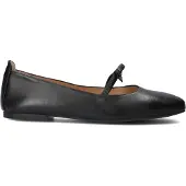 Unisa Dames Ballerina's Betar - Zwart - Maat 38