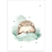 Baby Best Babybest Dekentje Kleine Egel Fleece 75x100 cm Wit