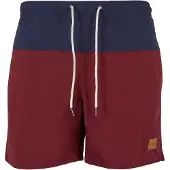 Urban Classics Zwemshorts navy / bourgogne