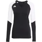 Adidas Tricot 'Quickset Long Sleeve Volleyball' zwart / wit