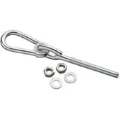 Swing King Swingking Schommelhaak M12x10cm Met Karabijnhaak - 2 Stuks