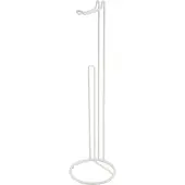 MSV Toiletrolhouder Amy - Metaal - Wit Mat