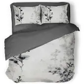 Eleganzzz Dekbedovertrek Micropercal Notte Fiori - white 240x200/220cm
