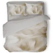 Eleganzzz Dekbedovertrek Micropercal Feathered Bliss - sandy beige 200x200/220cm