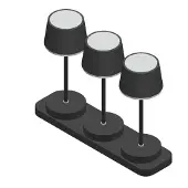 FH Lighting Buitenlamp Gardo Outdoor Zwart