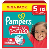Pampers Baby Dry Luierbroekjes Maat 5 (11-17kg) 112 Stuks