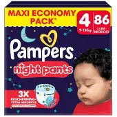 Pampers - Baby Dry Night Pants - Maat 4 - Mega Pack - 86 stuks - 9/15 KG