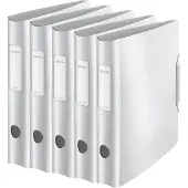 Leitz ordner Active Style, A4, rugbreedte 65 mm, 5 stuks, poolwit