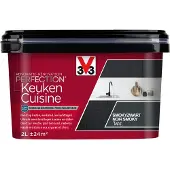 V33 Keukenverf Renovatie Perfection Mat Smokyzwart 2l