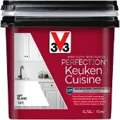 V33 Keukenverf Renovatie Perfection Mat Wit 750ml