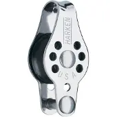 Harken Single Micro Pulley With Support Zilver
