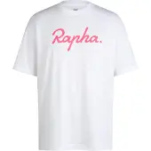 Rapha Cotton Large Logo T-shirt Met Korte Mouwen
