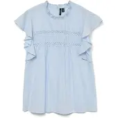 Vero Moda Blouse 'VMTrine' lichtblauw