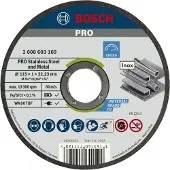 Bosch 2608603254 2608603254 Doorslijpschijf recht 115 mm 1 set(s) Staal