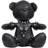 Rimba - Zwart Lederen BDSM Teddybeer