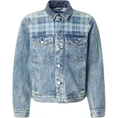 Scotch & Soda Tussenjas blauw denim / lichtblauw