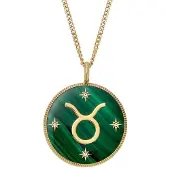 Fossil ketting JF04839710 Stier sterrenbeeld goudkleurig female