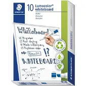 Staedtler - Lumocolor - Whiteboard marker - blauw - doos met 10 stuks