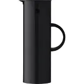 Stelton EM77 thermoskan 1 l. black shiny (zwart glanzend)