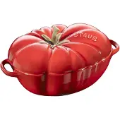 Staub tomaten pannetje van aardewerk 0,5 l rood