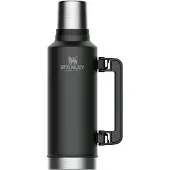 Stanley Classic Legendary Thermosfles 1.9L - Houdt 45 Uur Warm, 2 Dagen Koud - Lekvrij - Vaatwasserbestendig - BPA-Vrij - Voor Koffie, Thee en Meer - Roestvrijstalen Thermoskan - Matte Black