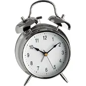 TFA-Dostmann 98.1043 Wekker Kwarts Zilver Alarmtijden 1