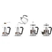 Bialetti French press Smart Black, 1 l