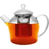 Bredemeijer - Theepot glas Minuet Santhee 1,2L met filter - theezeef