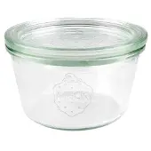 Jata Stort Glas (370ml) 1/4L 6 Stuks Transparant transparant Glas Weckpot