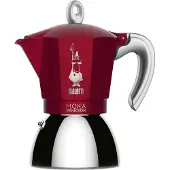 Bialetti Moka Inductie 4 kopjes rood