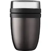 Mepal Isoleer Yoghurt beker Ellipse - titanium - Mueslibeker & Soepbeker to go - Lunchpot