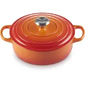 Le Creuset Lage Braadpan Signature 'Oranjerood' ø24cm / 3.1l