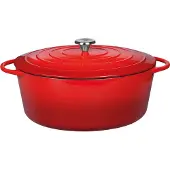 Küchenprofi braadpan, ovaal, 33 cm, klassiek rood, artikelnummer 402000433, EAN 4007371070737