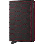 Secrid Slim Wallet Portemonnee Fuel Black-Red