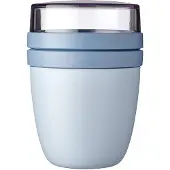 Mepal Lunchbox On The Go Ellipse Mini Nordic Blue 300 ml + 120 ml