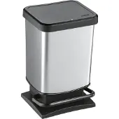 Rotho Paso Pedaalemmer 20L Zilver Metallic