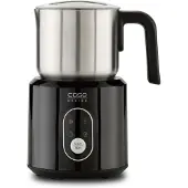 Caso Crema & Choco Black Melkopschuimer – 4 functies – 500W – 250 ml melkschuim / 350 ml warme melk – Zwart/RVS