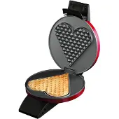 Cloer 1633V Wafelijzer Wafelhart, Wafelijzer, Rood