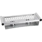 Assheuer & Pott Voedselwarmer 2 vlammen roestvrij staal 34x13x6cm, Warmhoudplaat, Grijs