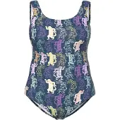 Ulla Popken Badpak marine / gemengde kleuren